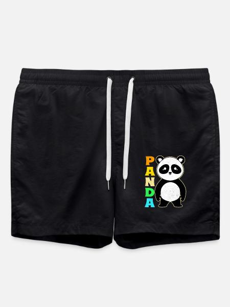Panda - Short de bain - noir