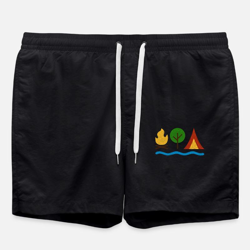 Camping - Swim Trunks - black