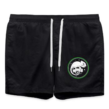 Chameleon - Swim Trunks - black - Front - AI Model Male 185 light (185cm)
