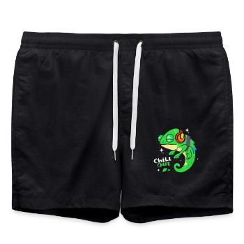 Chameleon - Swim Trunks - black - Front - AI Model Male 185 light (185cm)