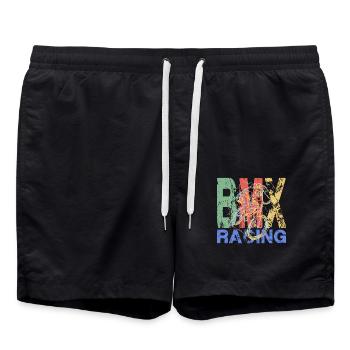 Courses de BMX - Short de bain - noir - Devant - AI Model Male 185 light (185cm)