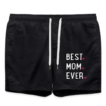 Meilleure maman - Short de bain - noir - Devant - AI Model Male 185 light (185cm)
