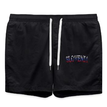 slovenia Slovénie - Short de bain - noir - Devant - AI Model Male 185 light (185cm)