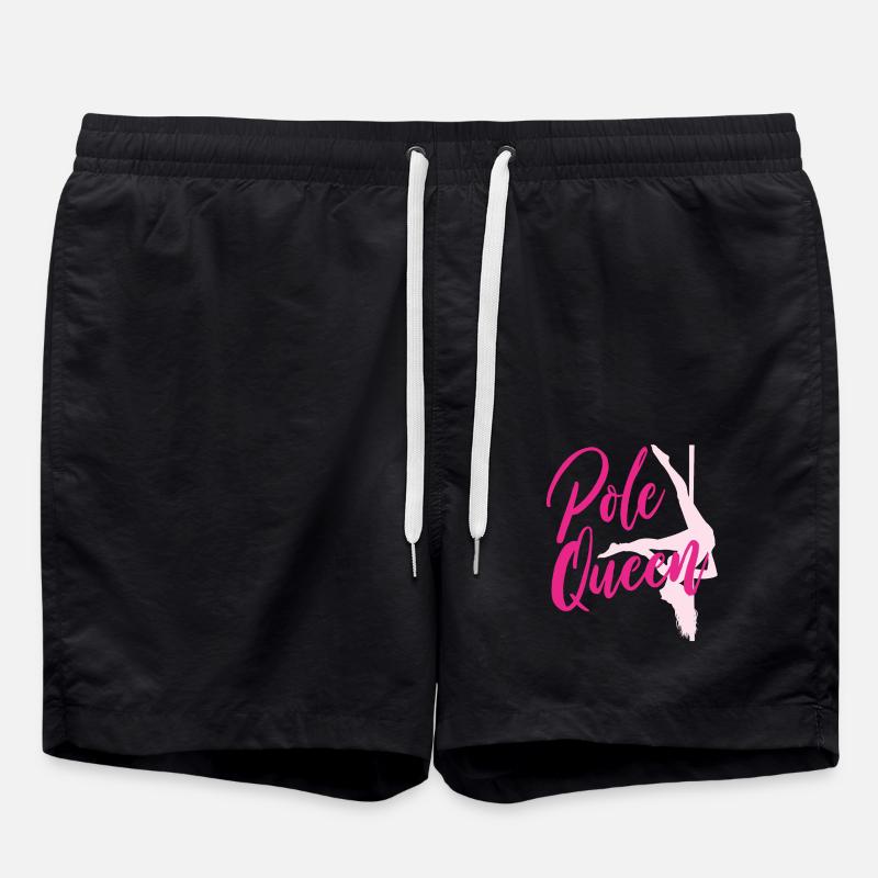 Pole Dance Queen - Swim Trunks - black