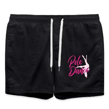 Pole Dance - Short de bain - noir - Devant - AI Model Male 185 light (185cm)