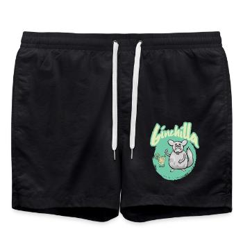 Gincilla Gin Chinchilla Shirt - Badeshorts - Schwarz - Vorne - AI Model Male 185 light (185cm)