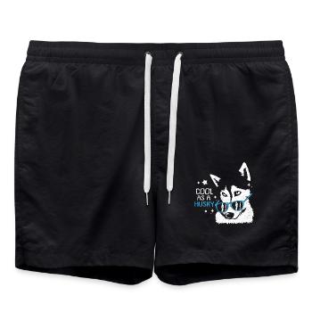 Husky - Swim Trunks - black - Front - AI Model Male 185 light (185cm)