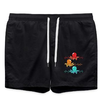 Kraken - Short de bain - noir - Devant - AI Model Male 185 light (185cm)