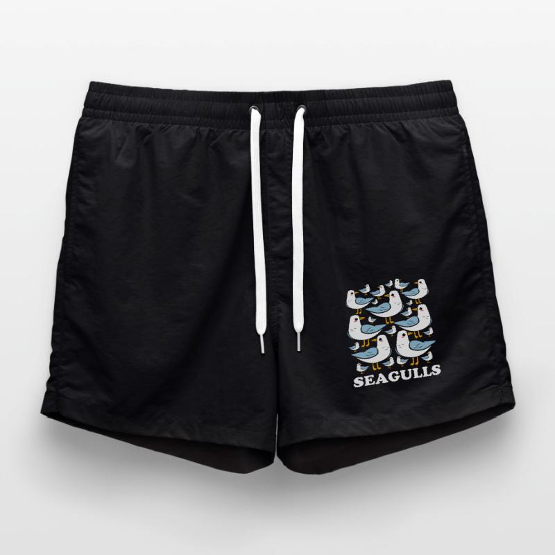 Möwe Geschenk Seevogel Moin Vogel Seeschwalbe Badeshorts