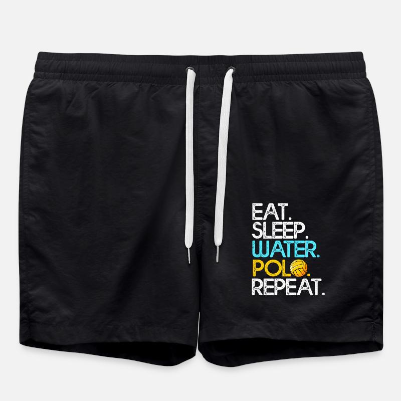 Wasserball - Badeshorts - Schwarz