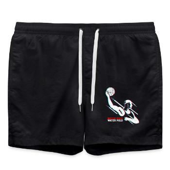 water polo - Short de bain - noir - Devant - AI Model Male 185 light (185cm)