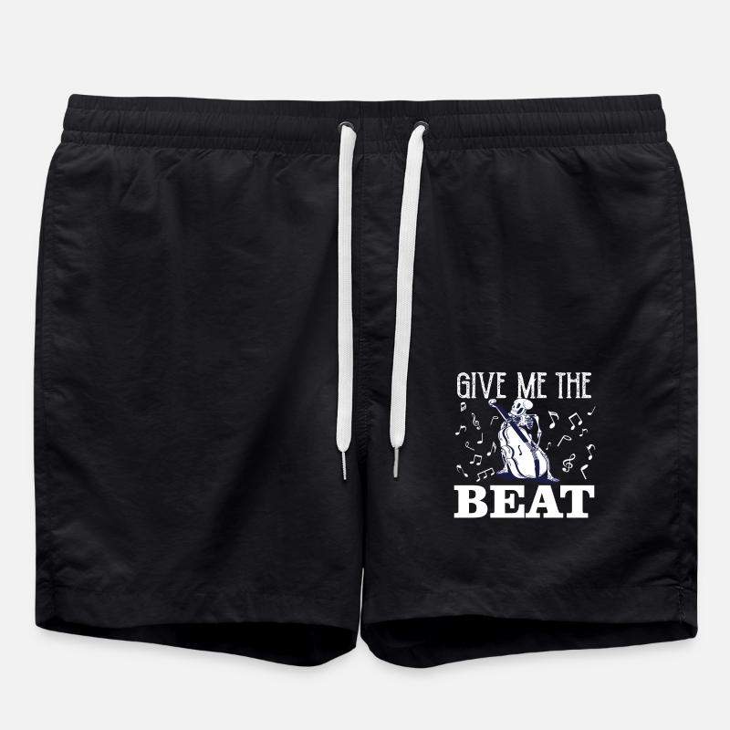 Contrebasse - Contrebasse - Contrebasse - Beat - Short de bain - noir