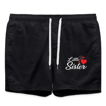 Frères et sœurs petite soeur - Short de bain - noir - Devant - AI Model Male 185 light (185cm)