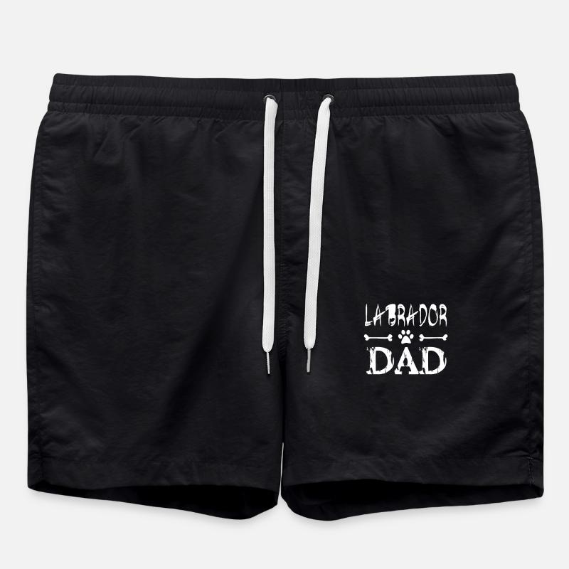 Labrador papa papa - Short de bain - noir
