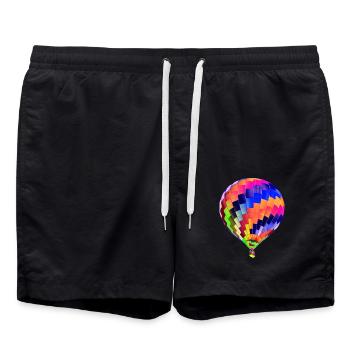 Balloon - Swim Trunks - black - Front - AI Model Male 185 light (185cm)