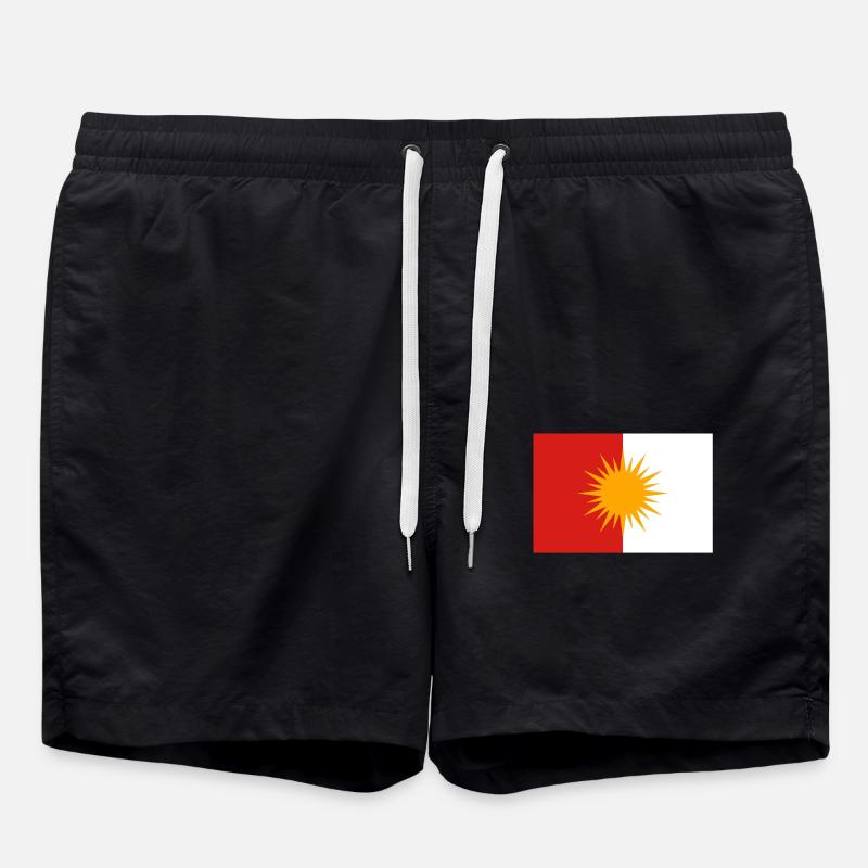 Ezidi Flagge Ezidxan Flagge - Badeshorts - Schwarz