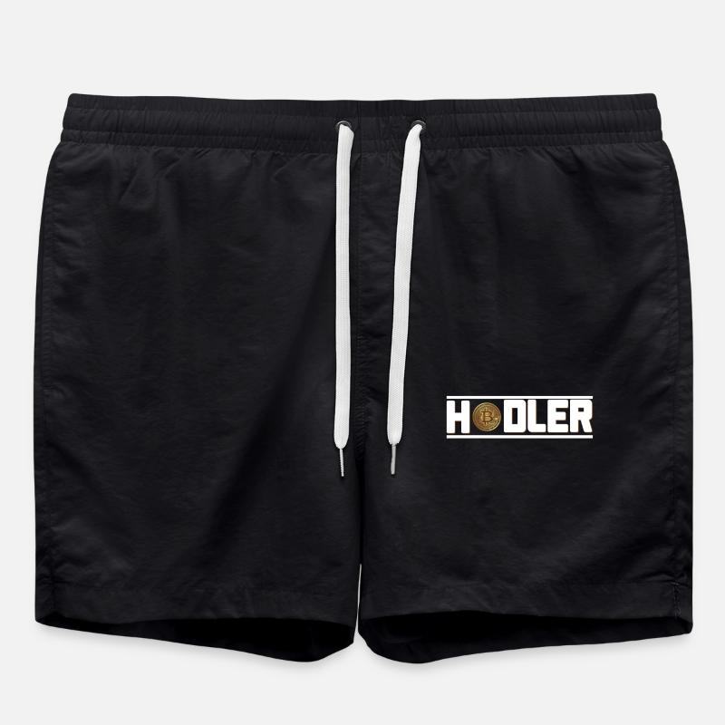 Bitcoin Hodler - Short de bain - noir