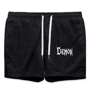 Demon - Swim Trunks - black - Front - AI Model Male 185 light (185cm)