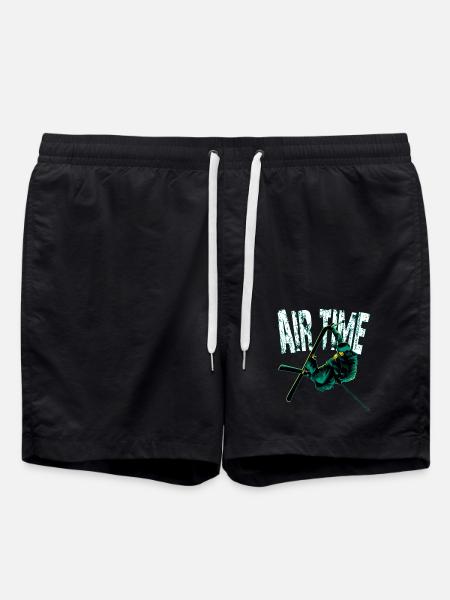 air time free ski - Swim Trunks - black