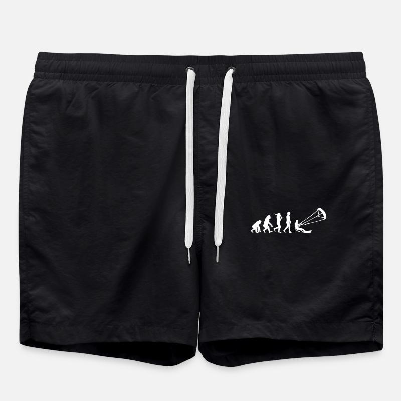 Evolution of kitesurfing - Swim Trunks - black