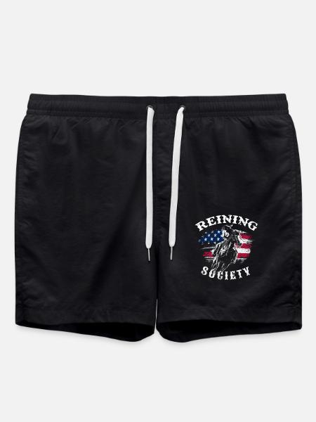 reining society - Badeshorts - Schwarz