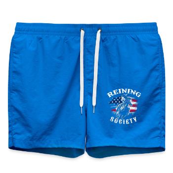 reining society - Short de bain - cobalt blue - Devant