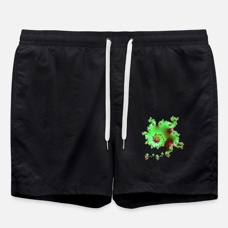 Fractal - Swim Trunks - black