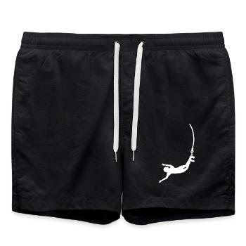 saut à l'élastique - Short de bain - noir - Devant - AI Model Male 185 light (185cm)