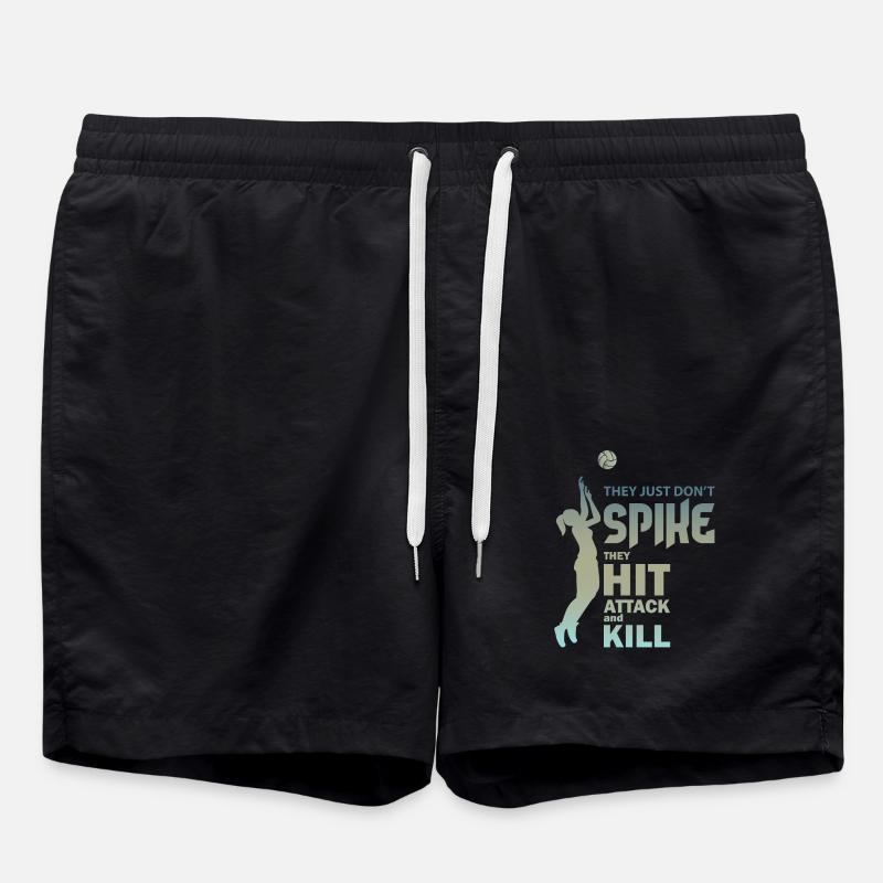 volleyball - Swim Trunks - black