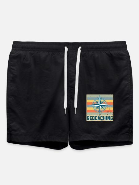 geocaching - Short de bain - noir