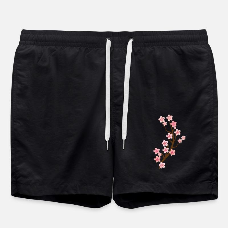 fleur de cerisier - Short de bain - noir