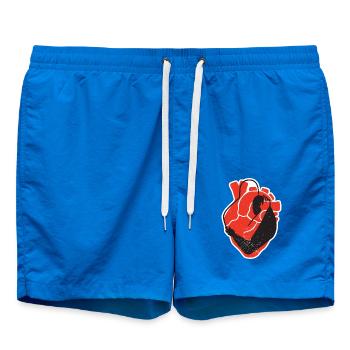 Coeur avec étreinte Couple de coeurs aimants - Short de bain - cobalt blue - Devant