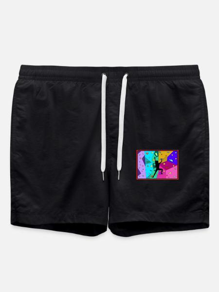 Sportklettern, Bouldern - Badeshorts - Schwarz
