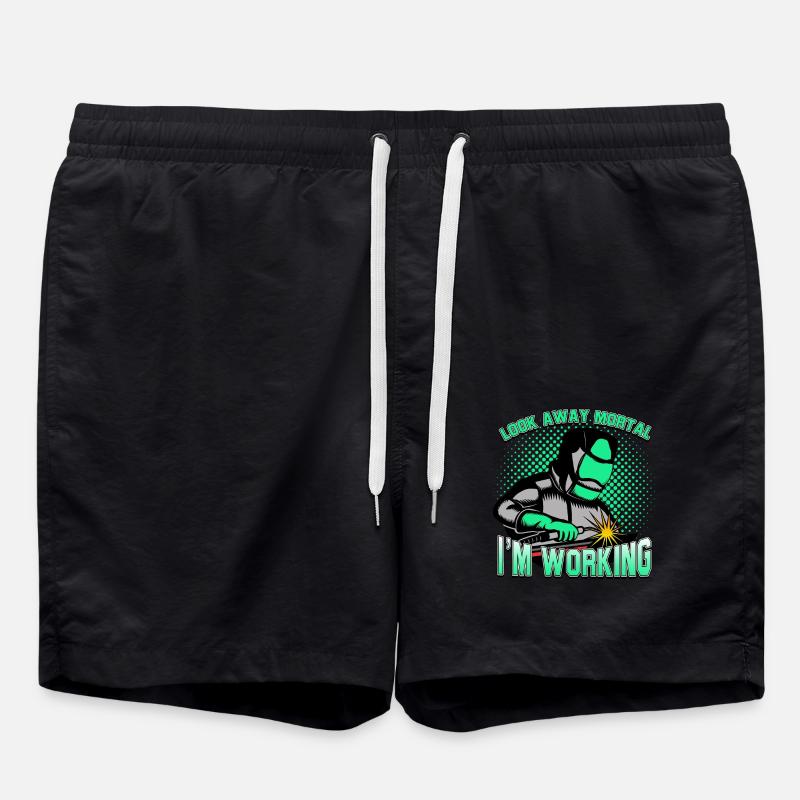 Welding - Swim Trunks - black