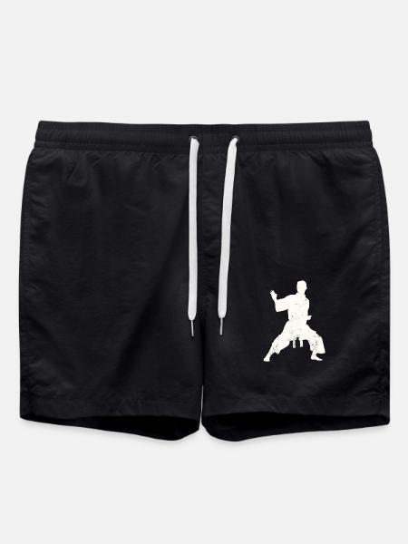 Karaté - Short de bain - noir