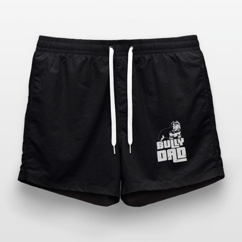 Bully Dad Master American Bully gift idea Swim Trunks