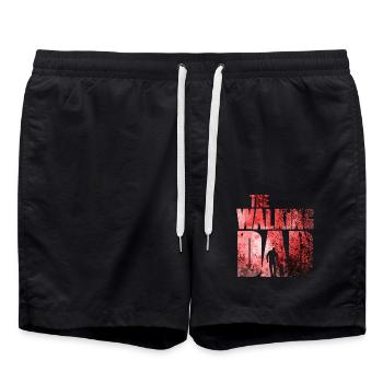 Le père et le fils de Walking Dad - Short de bain - noir - Devant - AI Model Male 185 light (185cm)
