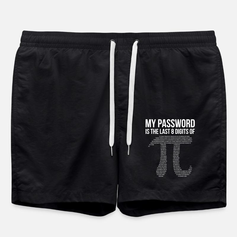 Pi - Badeshorts - Schwarz