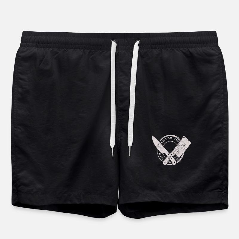 Metzger Werkzeug - Badeshorts - Schwarz