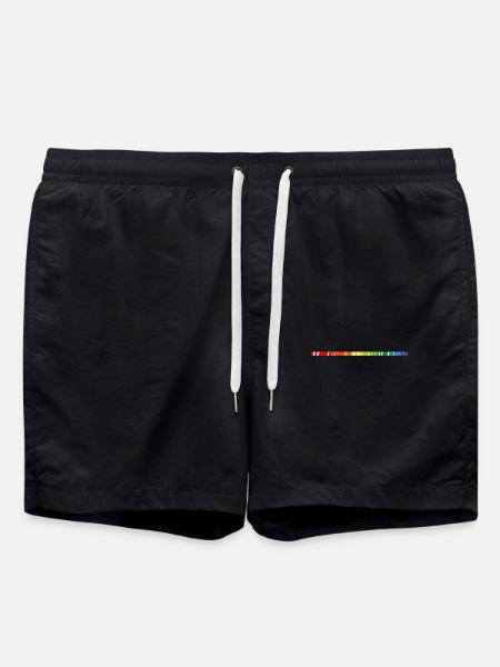 Rainbow stroke - Swim Trunks - black