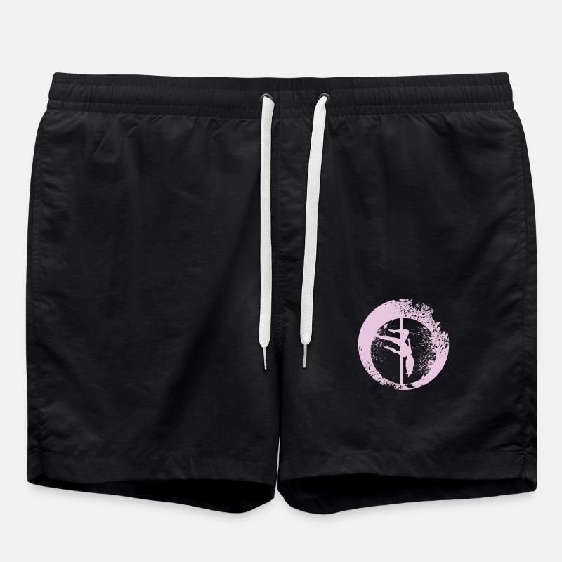 Pole Dance - Badeshorts - Schwarz