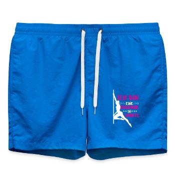 Pole Dance Tänzerin - Superheldin in Shorts - Badeshorts - Cobalt blue - Vorne