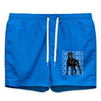 Cane Corso Molosser Mastiff Italian - Badeshorts - Cobalt blue - Vorne