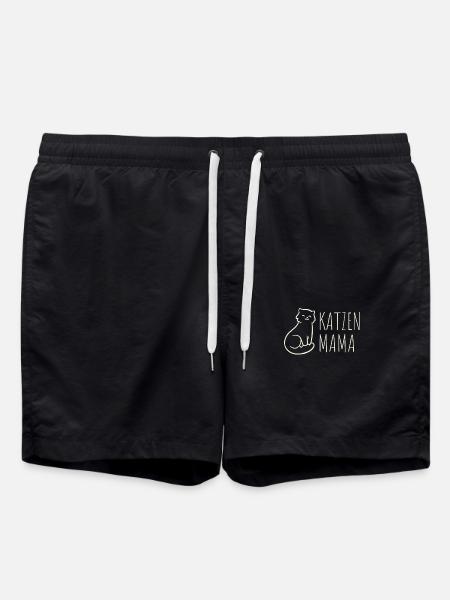 Katze Katze - Badeshorts - Schwarz