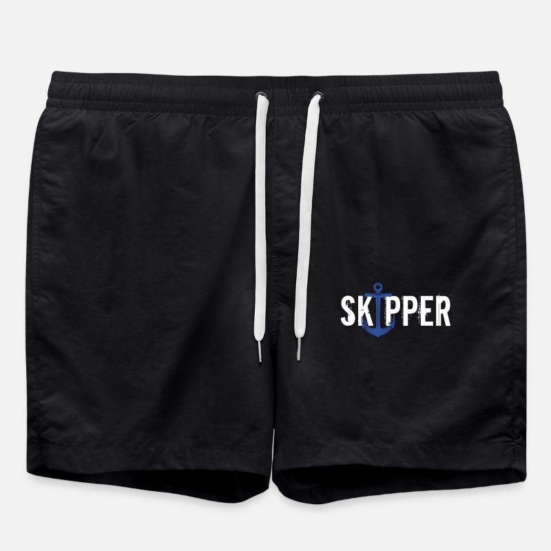 Skipper - Badeshorts - Schwarz