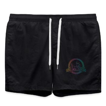 Frankfurt - Swim Trunks - black - Front - AI Model Male 185 light (185cm)
