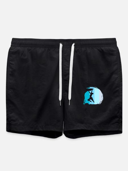 Climbing Climber Retro - Swim Trunks - black