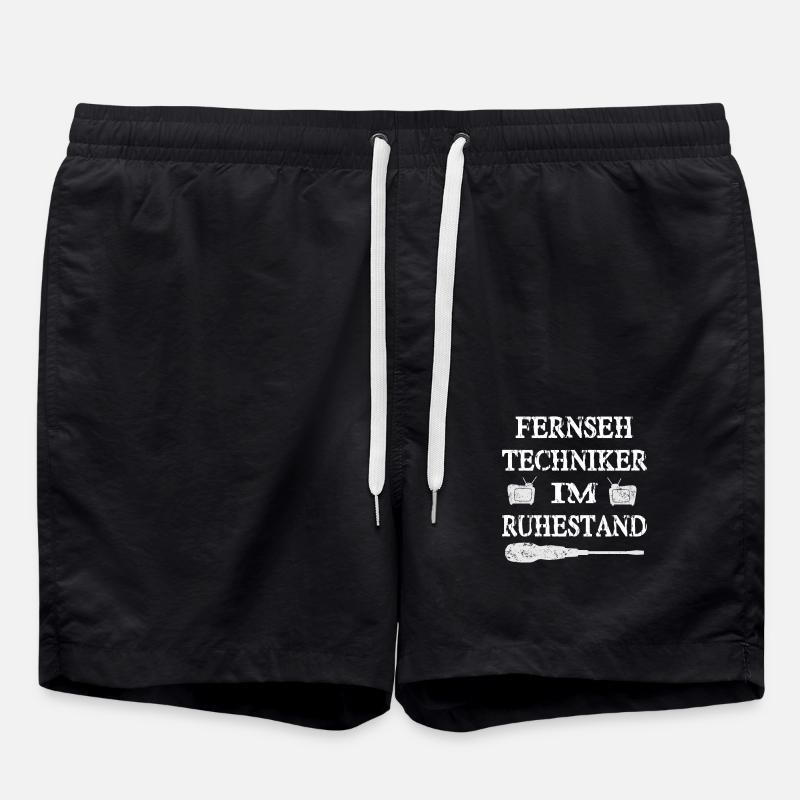 Fernsehtechniker - Badeshorts - Schwarz