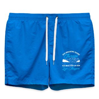 Lago Maggiore Camper Camping Urlaub Campingplatz - Badeshorts - Cobalt blue - Vorne
