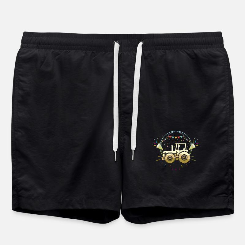 Traktor Kinder - Badeshorts - Schwarz